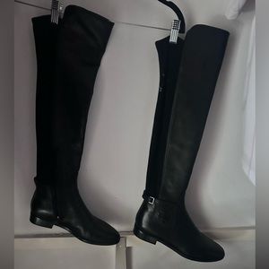 Tory Burch riding boots black
